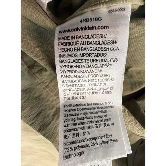 Calvin Klein Men's Ripstop Coach Overland Classic Shirt Jacket Tan, Small - Picture 10 of 14